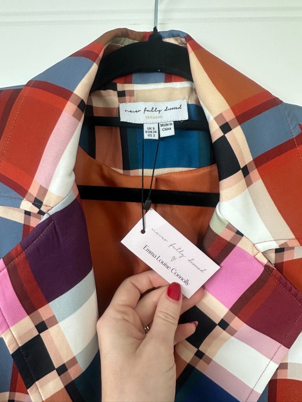 Check 55 Jacket Never Fully Dressed - Picture 2 of 6